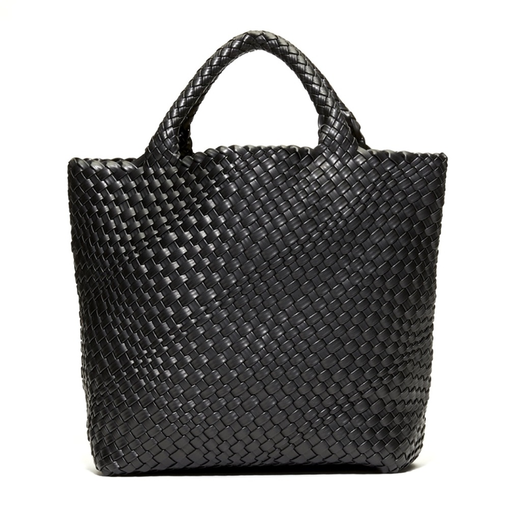 Lucky Brand Woven Vegan Leather tote